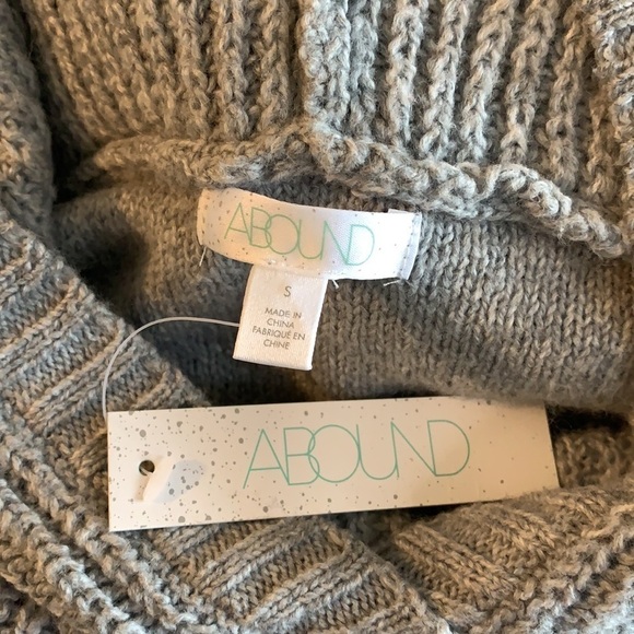 Abound Grey Knit Hooded Sweater - Picture 10 of 11